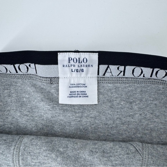 Polo by Ralph Lauren Heather Gray Briefs - Picture 4 of 6